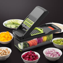 Load image into Gallery viewer, 12 In 1 Multifunctional Vegetable Slicer Cutter Shredders Slicer With
