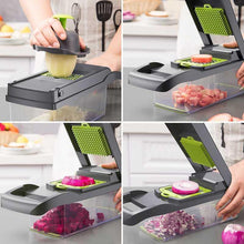 Load image into Gallery viewer, 12 In 1 Multifunctional Vegetable Slicer Cutter Shredders Slicer With
