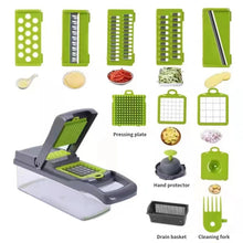 Load image into Gallery viewer, 12 In 1 Multifunctional Vegetable Slicer Cutter Shredders Slicer With
