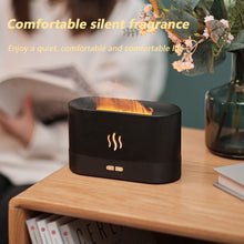 Load image into Gallery viewer, 180ML USB Essential Oil Diffuser Simulation Flame Ultrasonic
