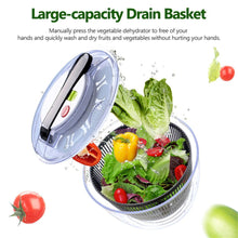 Load image into Gallery viewer, Useful Vegetables Fruits Dryer Salad Spinner Fruit Wash
