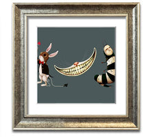 Load image into Gallery viewer, Alice In Wonderland Rabbit Cat And Caterpillar
