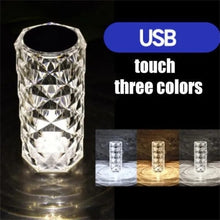 Load image into Gallery viewer, Rechargeable Led Lamp Usb Crystal Table - Table Lamp 16 Colors Usb
