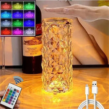 Load image into Gallery viewer, Rechargeable Led Lamp Usb Crystal Table - Table Lamp 16 Colors Usb
