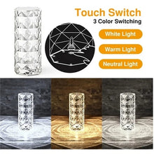 Load image into Gallery viewer, Rechargeable Led Lamp Usb Crystal Table - Table Lamp 16 Colors Usb
