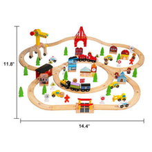 Load image into Gallery viewer, 100pcs Wooden Train Set Learning Toy Kids Children Rail Lifter
