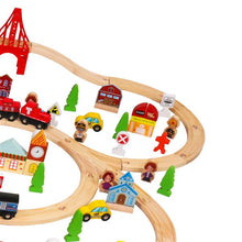 Load image into Gallery viewer, 100pcs Wooden Train Set Learning Toy Kids Children Rail Lifter
